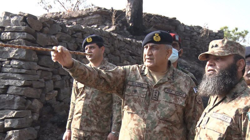 COAS General Qamar Javed Bajwa Lauds High Morale And Combat Readiness of Troops During Visits Forward Areas Along LOC