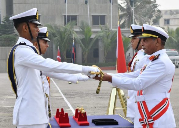 Course Commissioning Parade of 116th Midshipmen and 24th SSC held at PNA