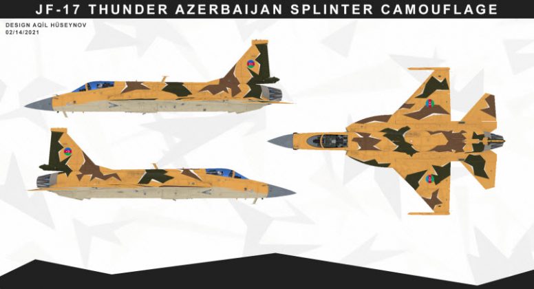 Design Camouflage of JF-17 Thunder Jet - Copy
