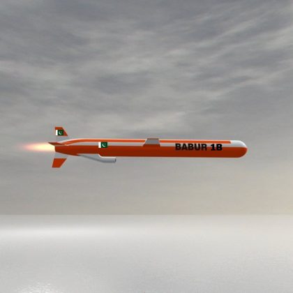 PAKISTAN holds successful test of indigenously developed enhanced range Babur Cruise Missile