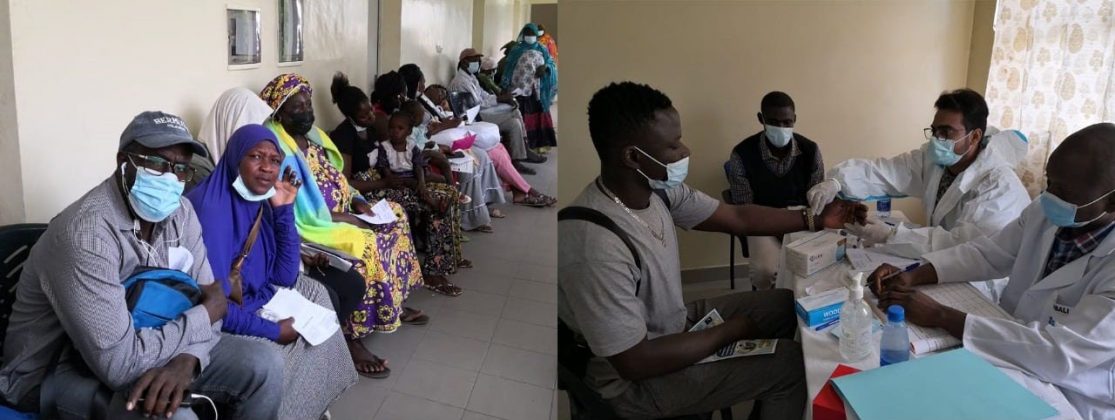 PNS Alamgir Visits Port of Dakar in Senegal and Establish Free Medical camp,