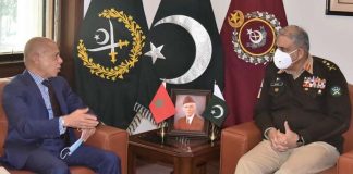Ambassador Of Morocco Lauds PAKISTAN ARMED FORCES Role For Regional Peace and Stability