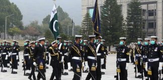 Commander Royal Navy Of Oman Held One On One Important Meeting With CNS Admiral Muhammad Amjad Khan Niazi At NAVAL HQ Islamabad