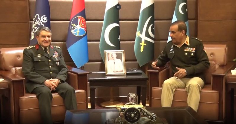 Deputy Chief Of TURKISH General Staff Held One On One Important Meeting With CAS Air Chief Marshal Zaheer Ahmed Babar At AIR HQ Islamabad