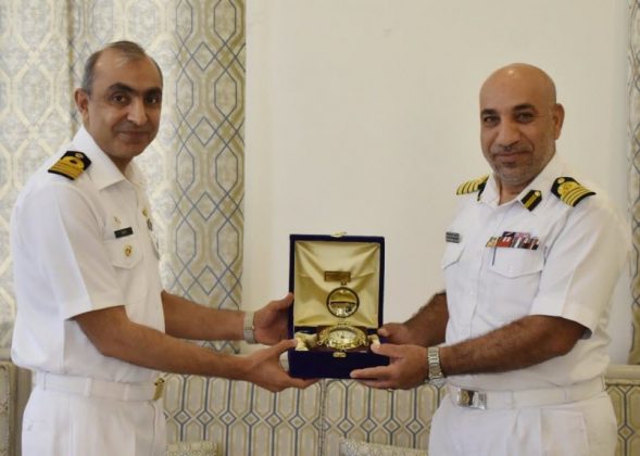 PAKISTAN NAVAL Warship PNS TABUK visits Oman on overseas deployment