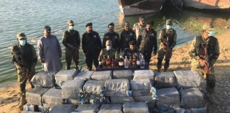 PAKISTAN NAVY And PAKISTAN Customs Seizes Bottles Of Liquors Worth Millions Of Rupees In An IBO Off Balochistan Coast