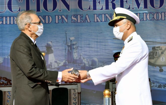 PNS TUGHRIL and Sea King Anti-Submarine Helicopters inducted in PAKISTAN NAVY Fleet