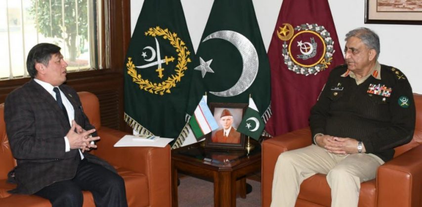 COAS General Qamar Javed Bajwa And Uzbek Ambassador Agrees On Enhancing Bilateral Defense And Military Ties