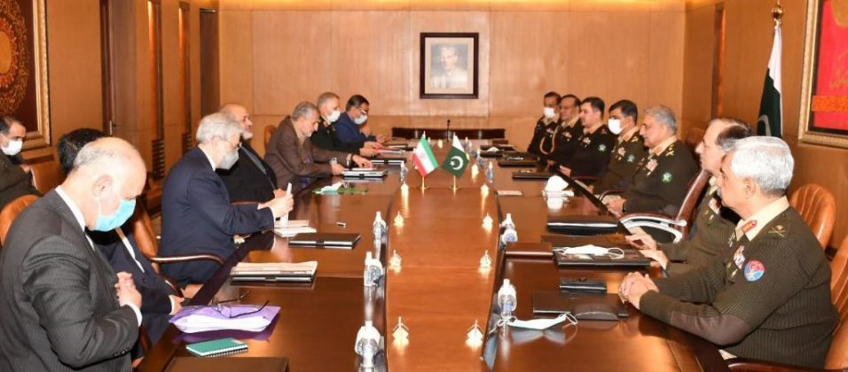 COAS General Qamar Javed Bajwa Highlights The Issue Of Iranian State Sponsored Terrorism In Sacred Country PAKISTAN With iranian interior minister At GHQ Rawalpindi