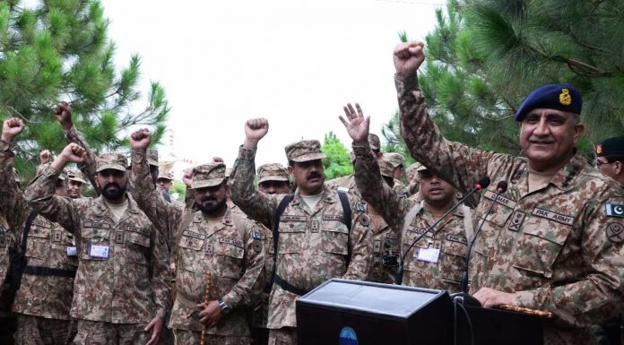 COAS General Qamar Javed Bajwa Installs Major General Syed Shahab Shahid As Colonel Commandant Of Ordnance Corps During Official Visit To Karachi
