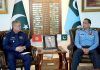 Commander Kyrgyz Air Force Held One On One Important Meeting With CAS Air Chief Marshal Zaheer Ahmed Babar At AIR HQ Islamabad