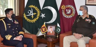 Commander Of Sri Lankan Navy Held One On One High Profile And Important Meeting With COAS General Qamar Javed Bajwa At GHQ Rawalpindi