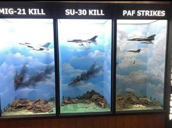 Kill Depiction of indian air force jets by PAK on Operation Swift Retort