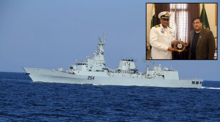 PAK NAVY Warship pays visit to Port Sultan Qaboos in Muscat as part of RMSP