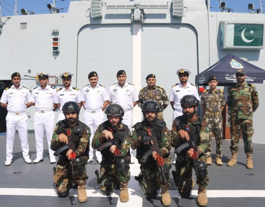 PAKISTAN NAVY Warship Visits Port Of Muscat In Oman As Part Of Regional Maritime Security Patrols