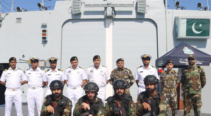 PAKISTAN NAVY Warship Visits Port Of Muscat In Oman As Part Of Regional Maritime Security Patrols