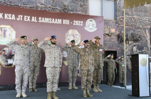 Two-week-long PAKISTAN and Saudi military exercises underway in Pabbi