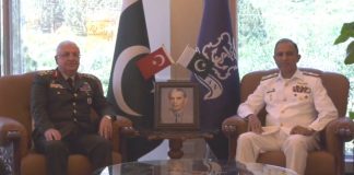 CGS of TURKISH ARMED FORCES His Excellency General Yasar Guler Held One On One High-Profile And Important Meeting With CNS Admiral Muhammad Amjad Khan Niazi