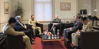 CJCSC General Nadeem Raza Held One On One Important Meeting With Chief Of Swiss Forces Lt. General Thomas Sussli During Official Visit To Switzerland