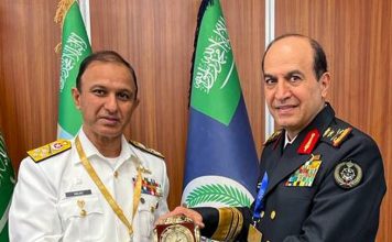 CNS Admiral Muhammad Amjad Khan Niazi Meets With The Top Military And Civilian Leadership Of Saudi Arabia During Official Visit