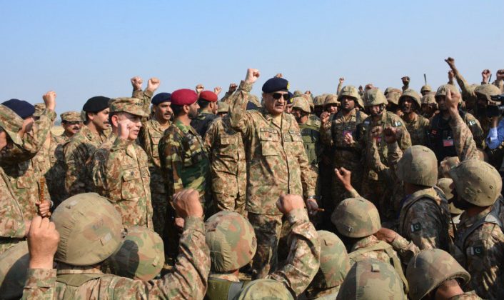COAS General Qamar Javed Bajwa Reiterates Firm And Unshakable Resolve To Fight Against The indian And iranian State Sponsored Terrorism In Sacred Country PAKISTAN Until Its Elimination