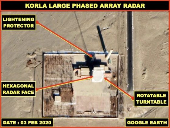 CHINA Develops Korla Large Phased Array Radar cover the entire india