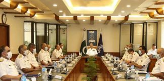 CNS Admiral Amjad Khan Niazi And NAVAL COMMANDERS Expresses Deep Confidence And Satisfaction Over The Combat Preparedness Of PAKISTAN NAVY Fleet