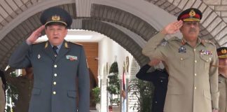 Kazakhstan first deputy defense minister calls on CJCSC General Nadeem Raza At JSHQ Rawalpindi