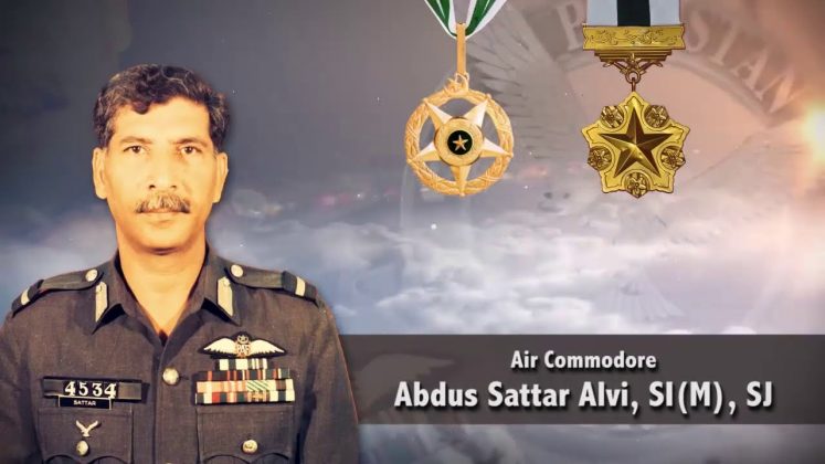 PAF Commemorates Shooting Down Of israeli air force Mirage Aircraft By PAKISTAN AIR FORCE Flight Lieutenant Sattar Alvi Over Golan Heights During Arab-israeli War