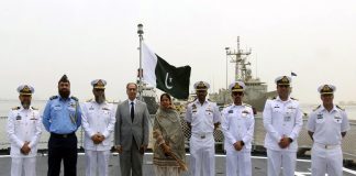 PAKISTAN NAVY Warship PNS SHAMSHEER visits Bahrain as part of Flag Showing Mission