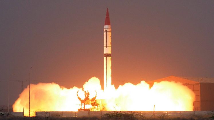 PAKISTAN Successfully Test Fires Nuclear Capable Shaheen 3 Ballistic Missile Fully Capable Of Destroying indian Strategic Missile Bases Deep In Andaman And Nicobar Islands With Pinpoint Accuracy