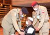 COAS General Bajwa with Brave Soldier of PAKISTAN ARMED FORCES during the Investiture Ceremony held in GHQ