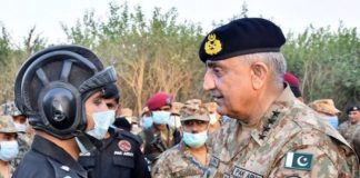COAS General Qamar Javed Bajwa Witnesses Major Level And High-Profile War Games At Kharian
