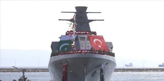 KSEW Launches PAKISTAN NAVY’s Highly Advanced Third MILGEM Class Stealth Warship ‘PNS BADR’ In a Prestigious and Graceful Ceremony In Karachi