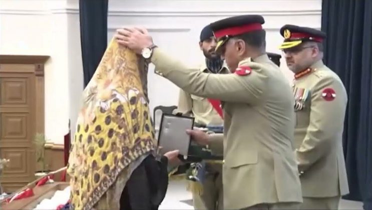 Military Awards Confers To The Next Of Kins Of Shuhada To Acknowledge Their Gallantry Acts And Sacrifices Against indian And iranian State Sponsored Terrorists