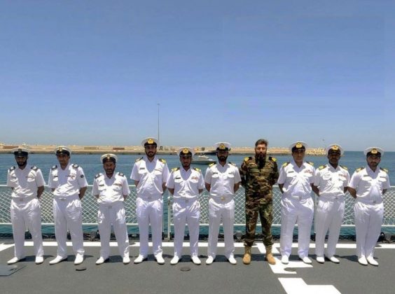 PAKISTAN NAVY Stealth Warship PNS SHAMSHEER visit to Brotherly ISLAMIC Country Oman