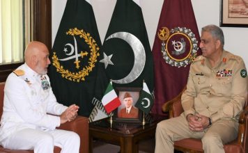 Chief Of Defense Staff Italian Armed Forces Lauded The Professionalism Of PAKISTAN ARMED FORCES In Fighting Against iranian And indian State Sponsored And Terrorism In Sacred Country PAKISTAN