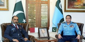 Commander Qatar Emiri Air Force Lauds PAKISTAN AIR FORCE's Rising Indigenous Capacity In Aviation Industry