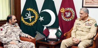 Commander Qatar Emiri Air Force Lauds Sacrifices Of PAKISTAN ARMED FORCES In Fight against Iranian And Indian State Sponsored Terrorism In Sacred Country PAKISTAN