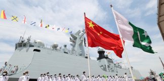 Commissioning Ceremony Of PAKISTAN NAVY Second Type 054 Stealth Warship PNS TAIMUR Held At Hudong Zhonghua Shipyard In CHINA - Copy