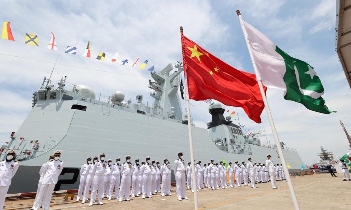 Commissioning Ceremony Of PAKISTAN NAVY Second Type 054 Stealth Warship PNS TAIMUR Held At Hudong Zhonghua Shipyard In CHINA - Copy