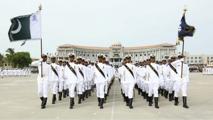 Commissioning Parade Of 117th Midshipmen And 25th Short Service Commission Held At PAKISTAN NAVAL ACADEMY Karachi