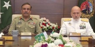Italian Chief Of Defense Staff Discusses Iranian And Indian State Sponsored Sacred Country PAKISTAN With CJCSC General Nadeem Raza At Joint Staff HQ Islamabad