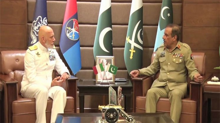 Italian Chief of Defense Staff lauds the Professionalism of PAKISTAN ARMED FORCES