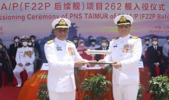PAKISTAN Gets Delivery of PNS TAIMUR Stealth Warship From its Iron Brother PAKISTAN