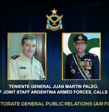 Potential JF-17 Deal On Cards As Argentinian Chief Of Joint Staff Held One On One Meeting With CAS Air Chief Marshal Zaheer Ahmed Babar In AIR HQ Islamabad