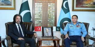 TURKISH Ambassador To PAKISTAN H.E Mr. Ihsan Mustafa Yurdakul Held One On One Important Meeting With CAS Air Chief Marshal Zaheer Ahmed Babar At AIR HQ Islamabad