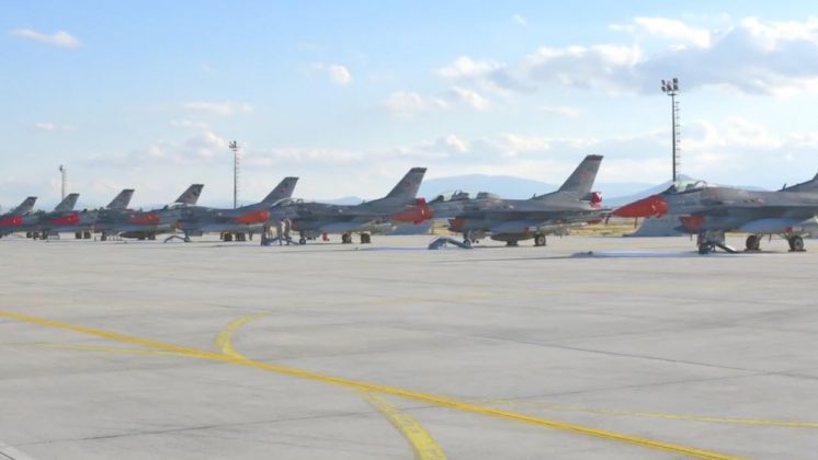 TURKISH F-16 JETS in International Anatolian Eagle 2022 Exercise