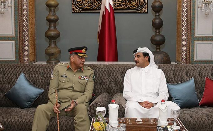 COAS General Qamar Javed Bajwa discussed the iranian and indian state backed terrorism with Emir of Qatar and Deputy Prime Minister of Qatar during the visit