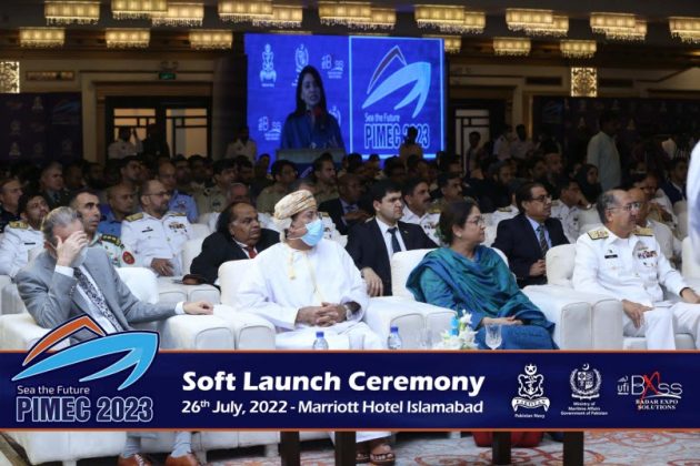 Different Participants during the Soft Launch Ceremony of PAKISTAN International Maritime Expo & Conference 2023 At Islamabad